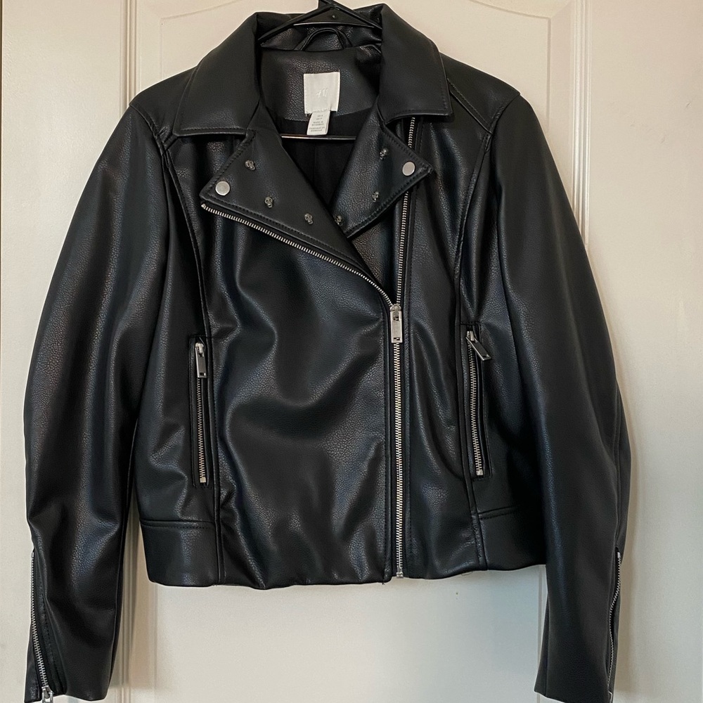 Women Leather Biker Jacket
